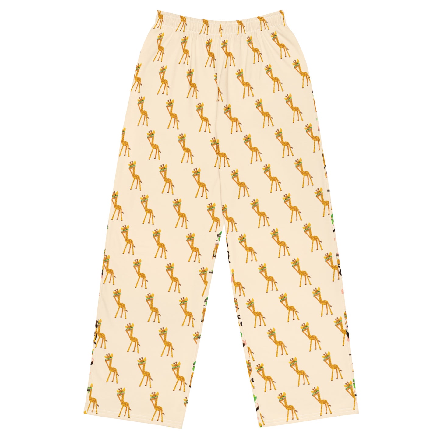 The Kids Guide to Animals All-Over Print Unisex Wide-Leg Pants