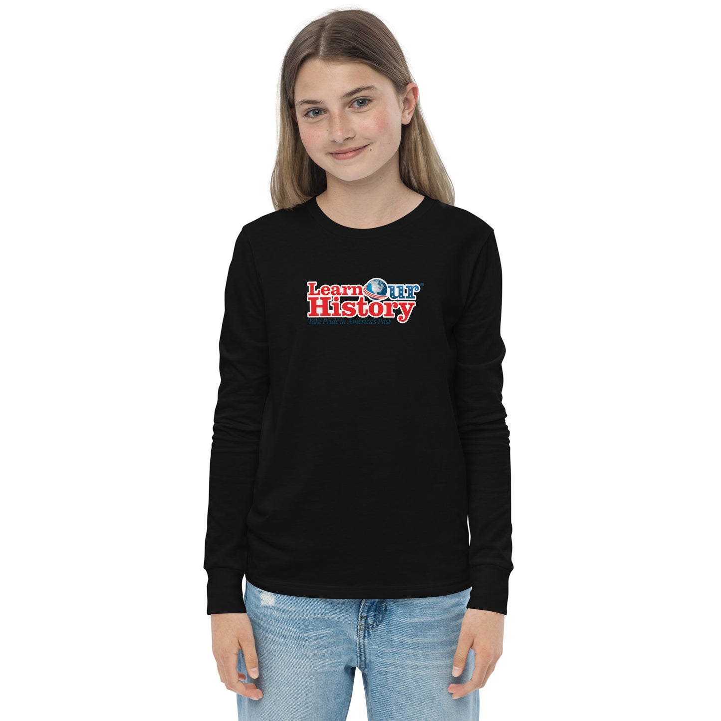 Learn Our History Youth Long Sleeve Tee