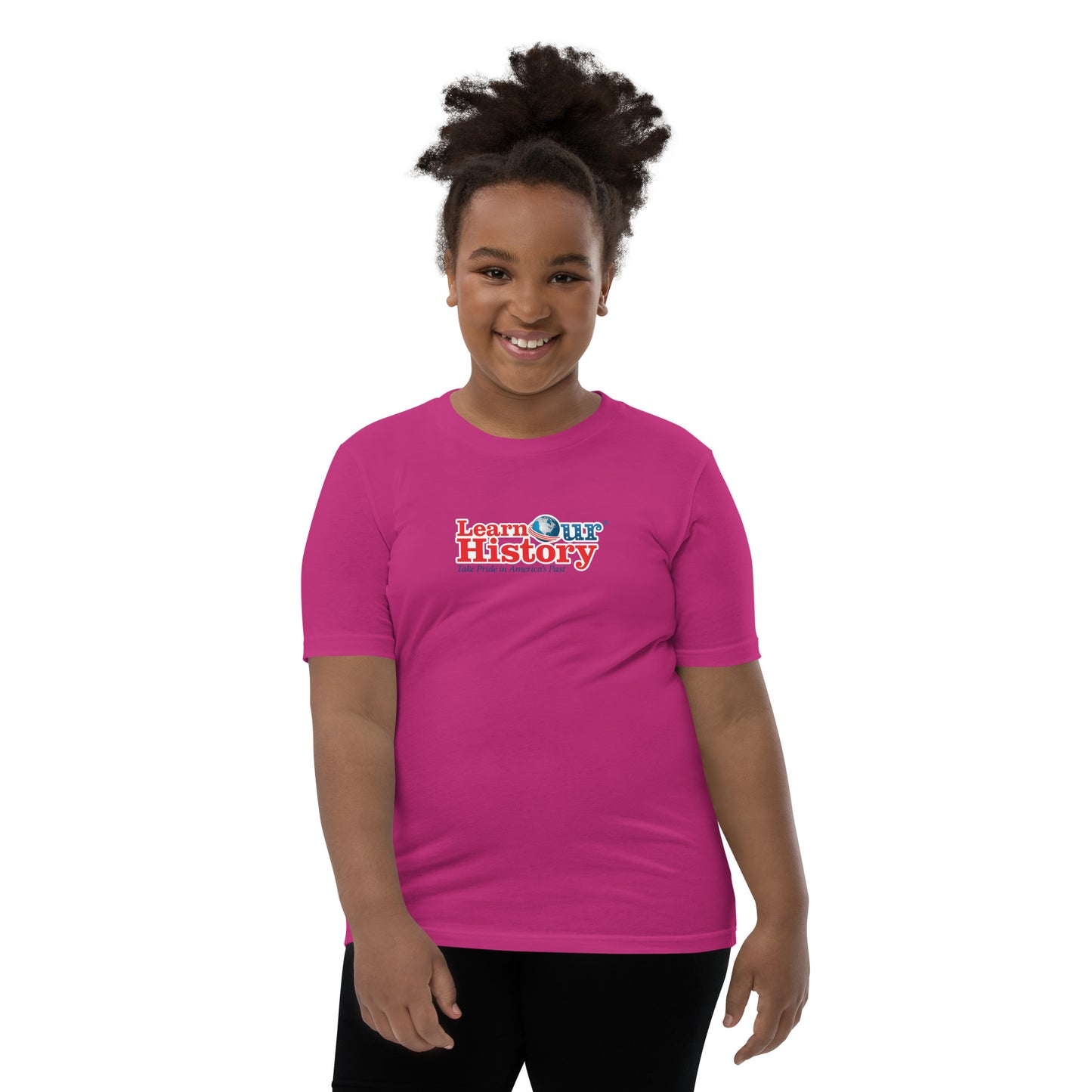 Learn Our History Youth Short Sleeve T-Shirt