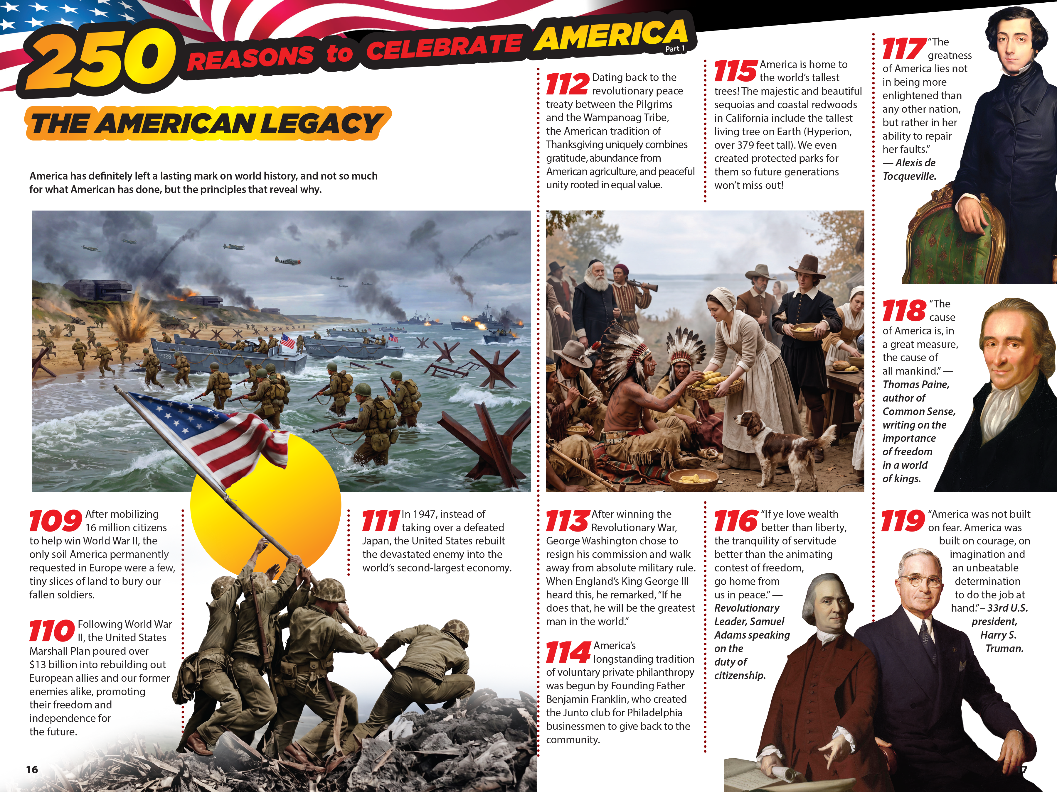 The Kids Guide to 250 Reasons to Celebrate America Part 1
