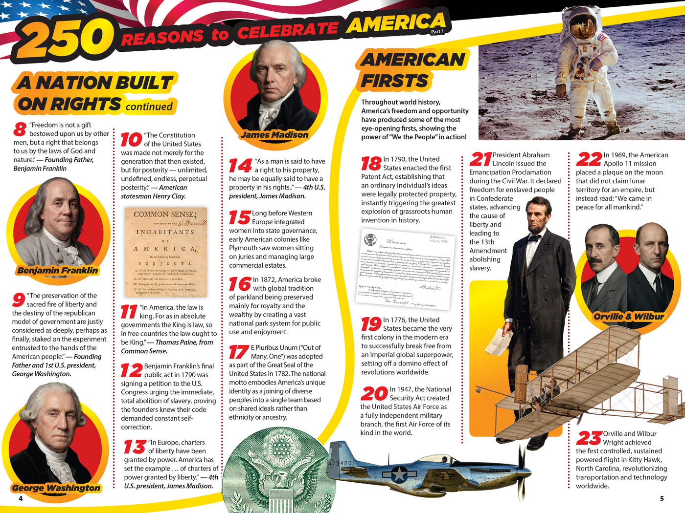 The Kids Guide to 250 Reasons to Celebrate America Part 1