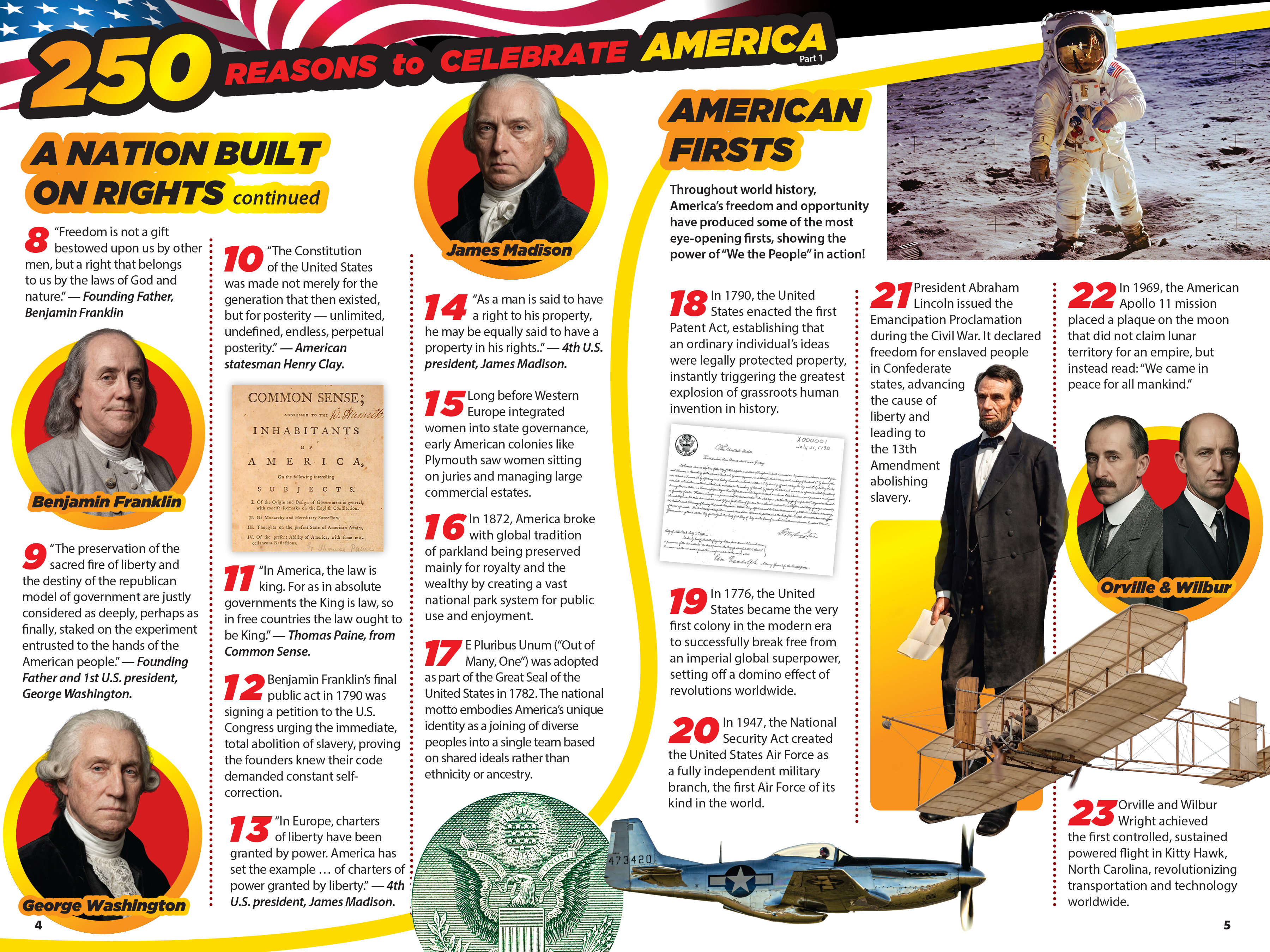 The Kids Guide to 250 Reasons to Celebrate America Part 1