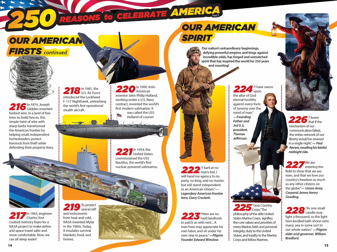 The Kids Guide to 250 Reasons to Celebrate America Part 2