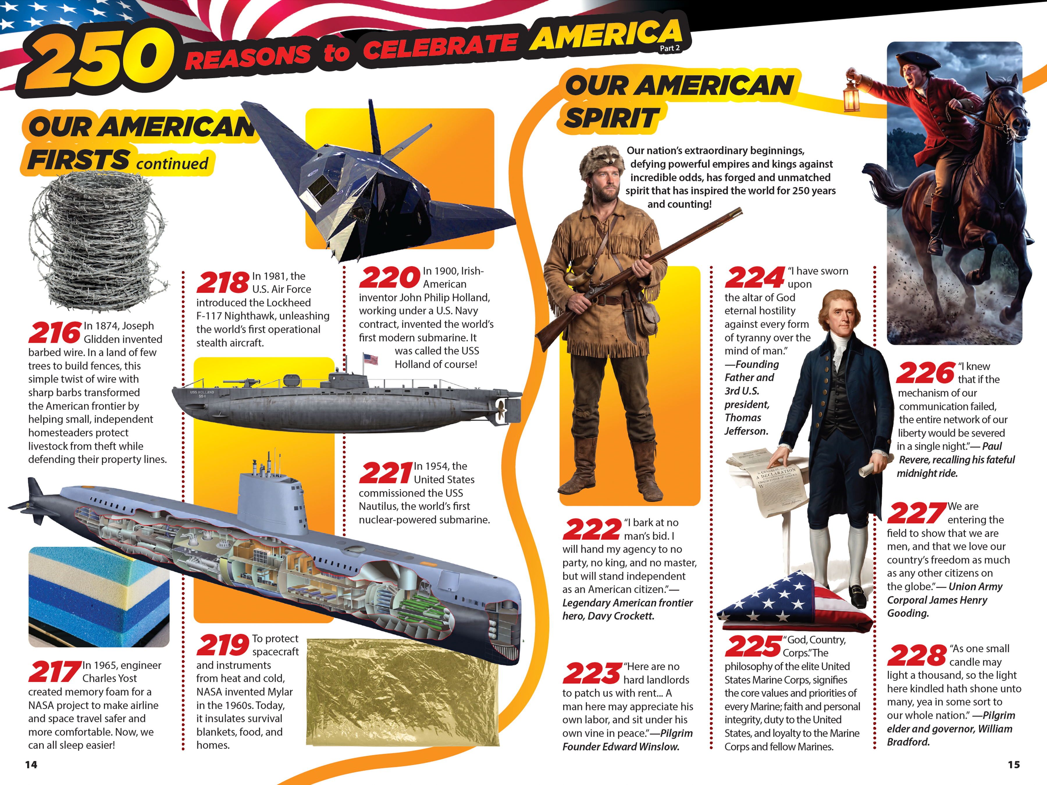 The Kids Guide to 250 Reasons to Celebrate America Part 2