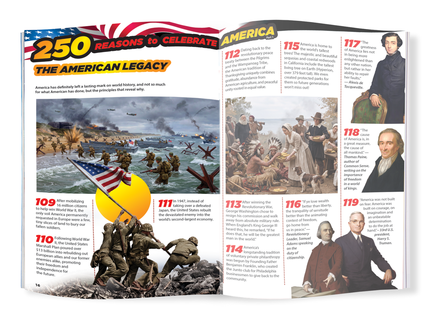 The Kids Guide to 250 Reasons to Celebrate America Part 1