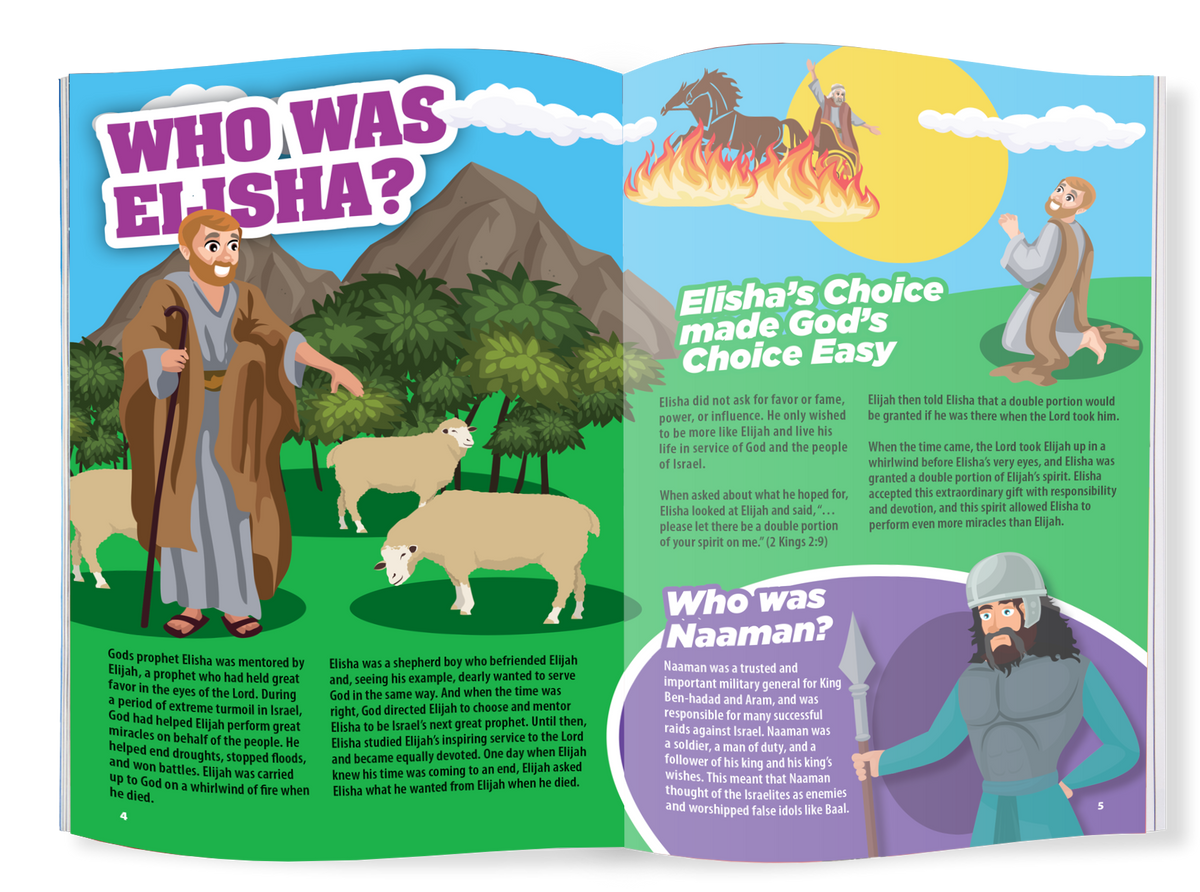 El Rishca The Kids Guide to the Bible: Elisha & Naaman · The Kids Guide