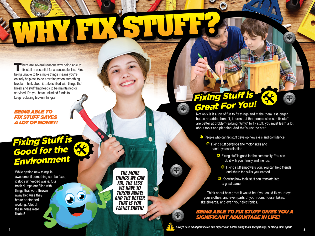 Children Fixing Problems The Kids Guide to Fixing Stuff - Multipack · The Kids Guide