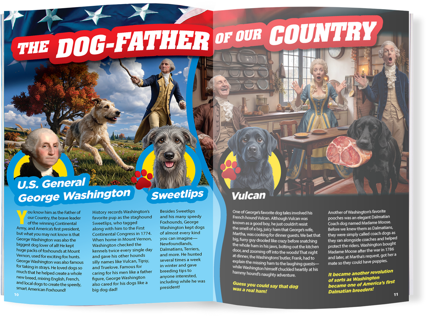 The Kids Guide to the Founders' Furry Friends