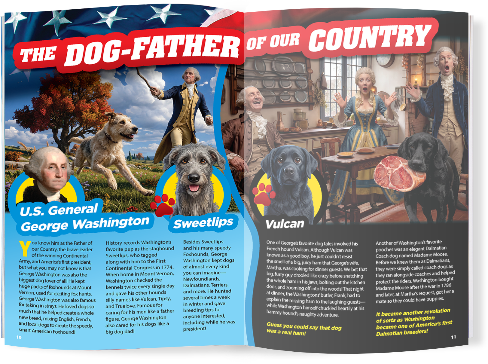 The Kids Guide to the Founders' Furry Friends