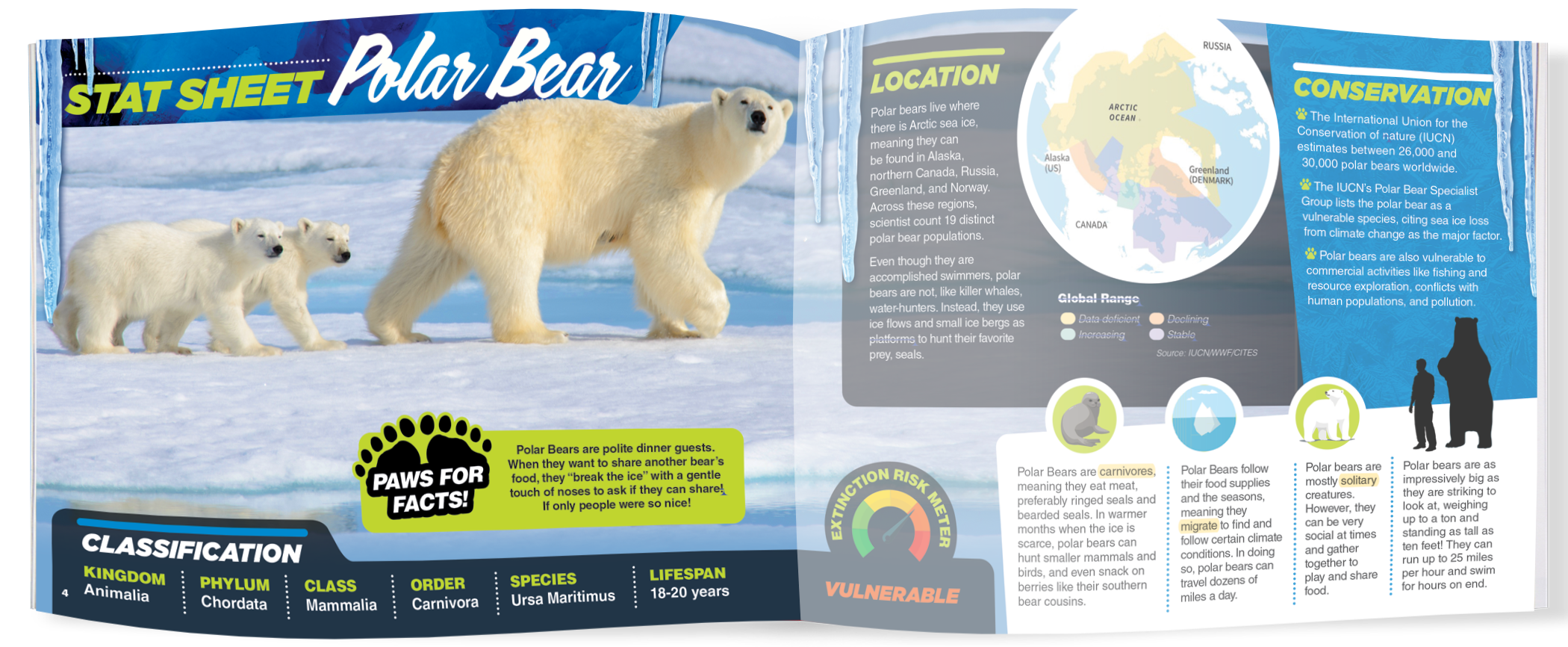 The Kids Guide to Animals - The Polar Bear