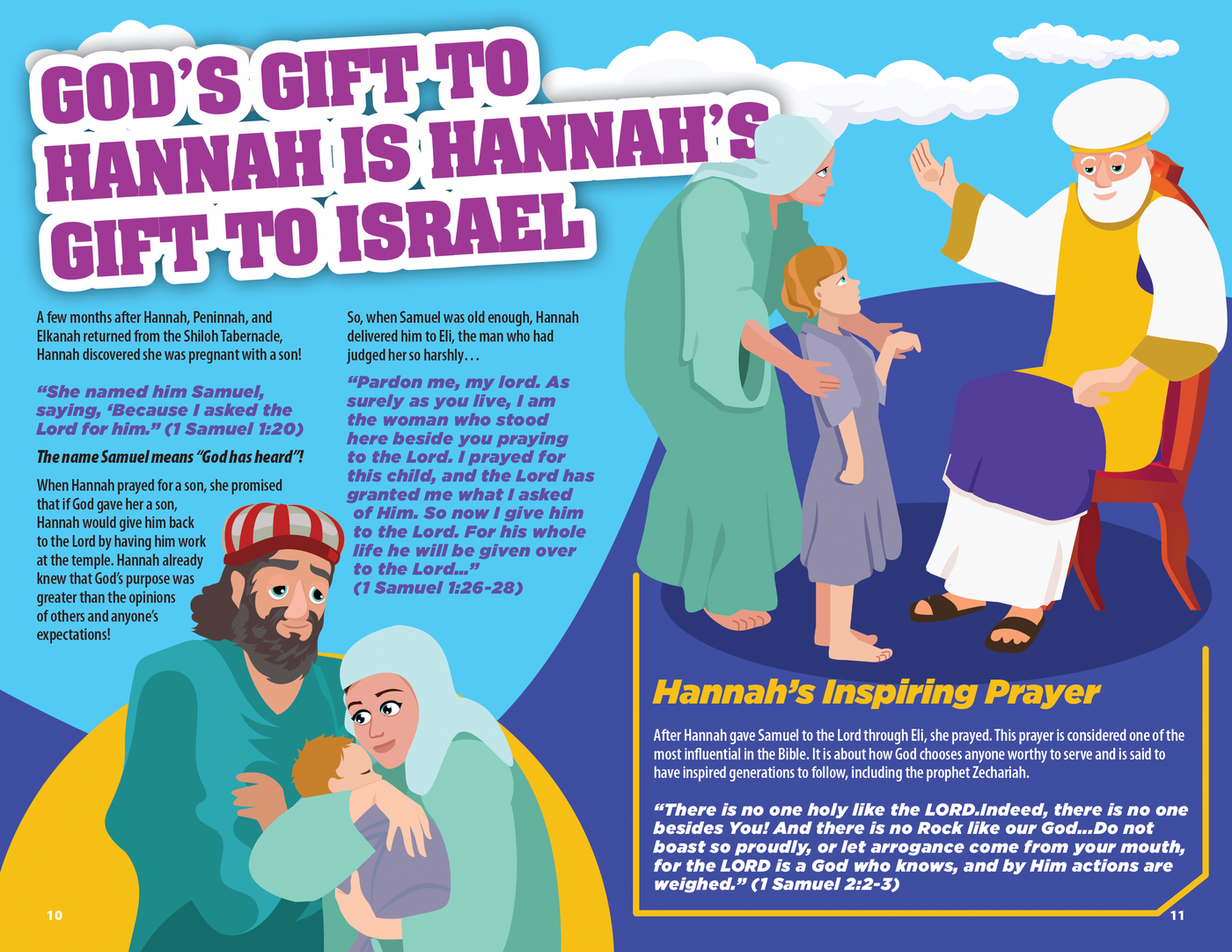 hannah, samuel and eli