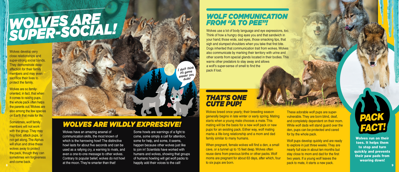 The Kids Guide to Animals - The Wolf