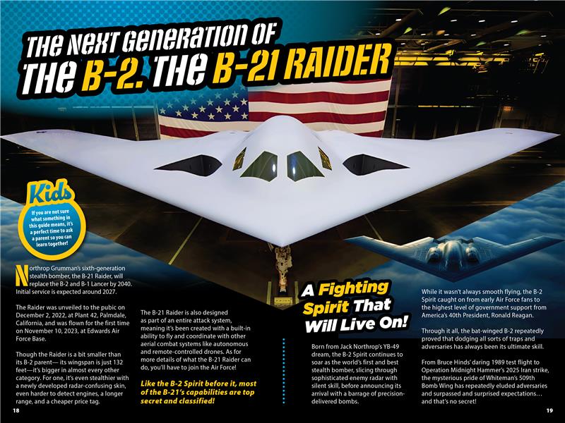 The Kids Guide to the B-2 Spirit Bomber