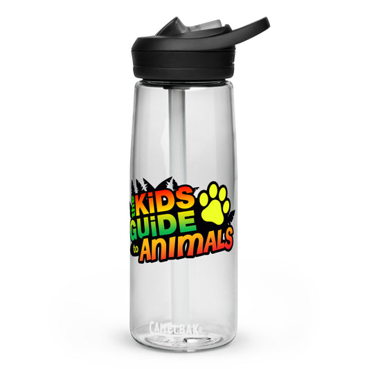 The Kids Guide to Animals Sports Water Bottle