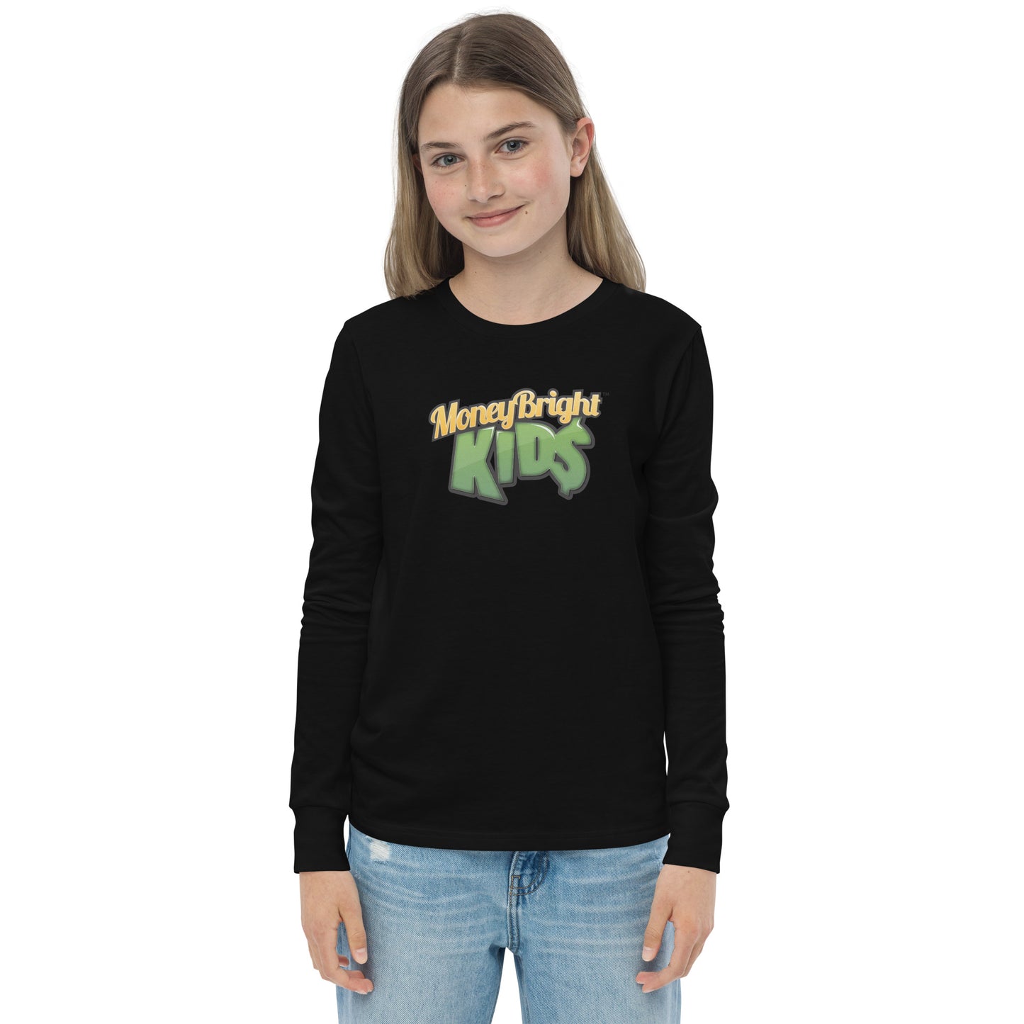 MoneyBright Kids Youth Long Sleeve Tee