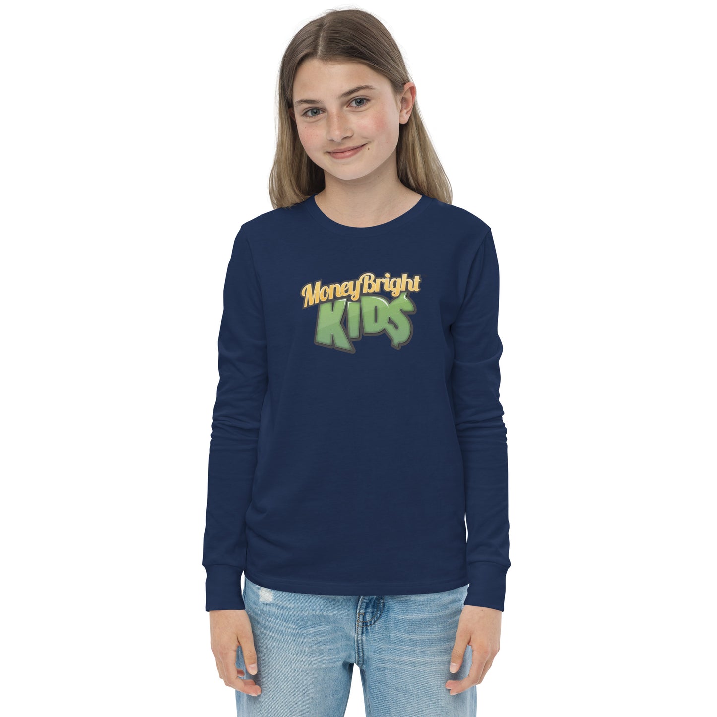MoneyBright Kids Youth Long Sleeve Tee