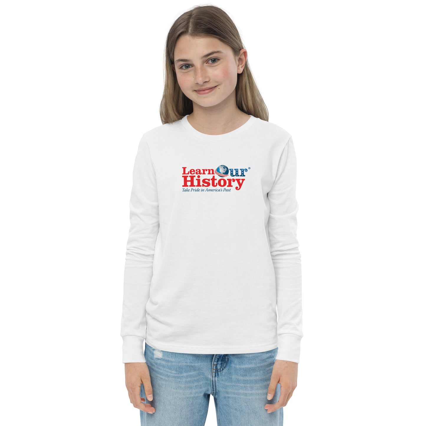 Learn Our History Youth Long Sleeve Tee