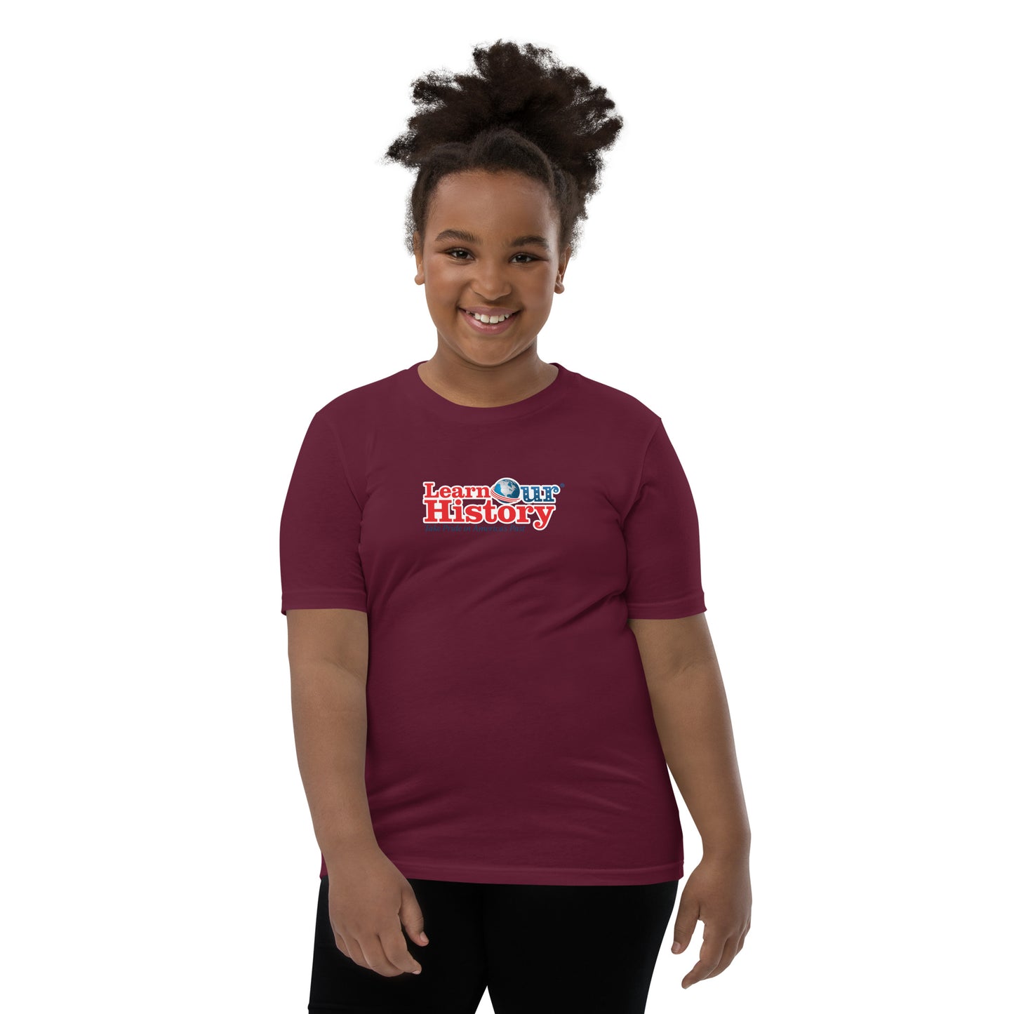 Learn Our History Youth Short Sleeve T-Shirt